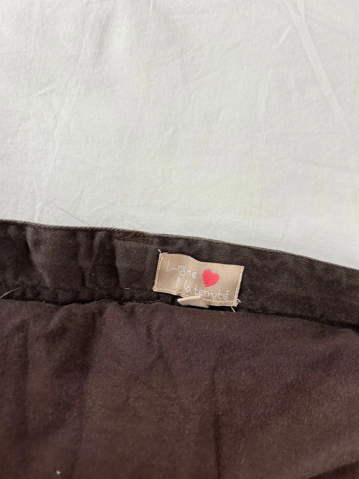 Vintage bruine zwangerschapsjeans – photo 8